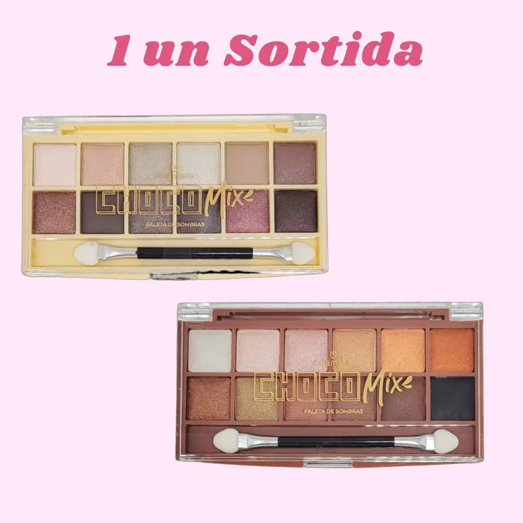 Paleta De Sombras Choco Mix 12 Cores - Mia Make